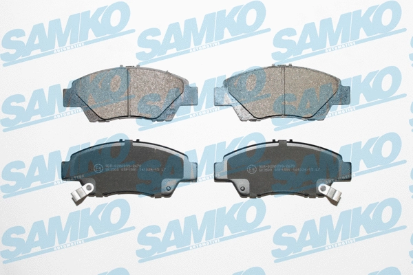 5SP1591 SAMKO Комплект тормозных колодок, дисковый тормоз (фото 1)