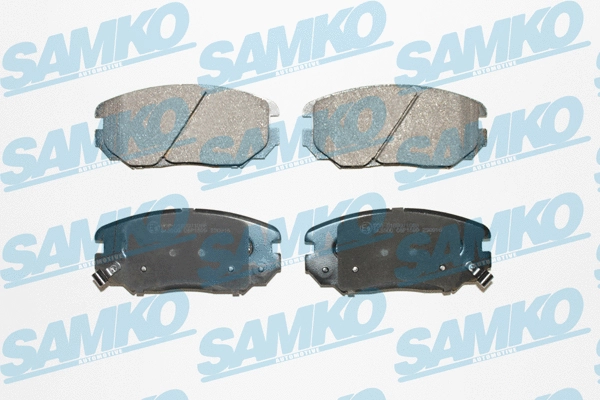 5SP1599 SAMKO Комплект тормозных колодок, дисковый тормоз (фото 1)