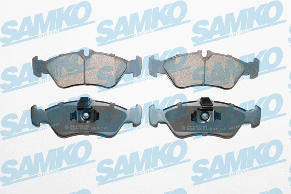 5SP1611 SAMKO Комплект тормозных колодок, дисковый тормоз (фото 1)