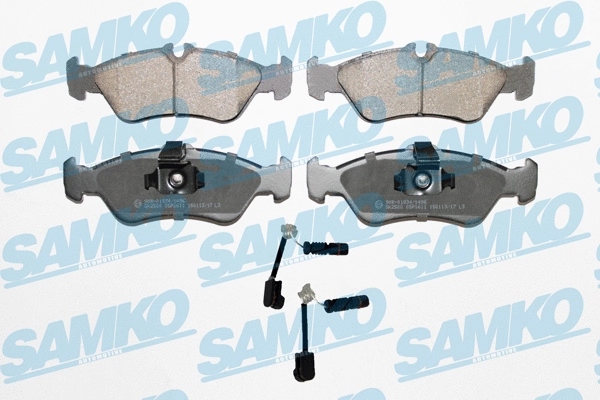 5SP1611A SAMKO Комплект тормозных колодок, дисковый тормоз (фото 1)