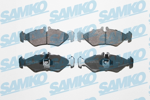 5SP1614 SAMKO Комплект тормозных колодок, дисковый тормоз (фото 1)