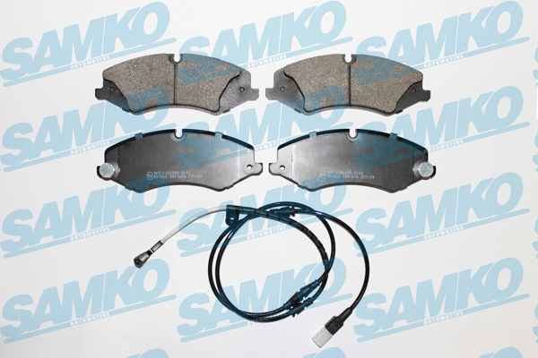 5SP1616A SAMKO Комплект тормозных колодок, дисковый тормоз (фото 1)