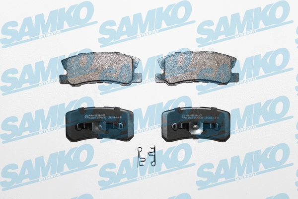 5SP1639 SAMKO Комплект тормозных колодок, дисковый тормоз (фото 1)
