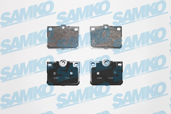 5SP164 SAMKO Комплект тормозных колодок, дисковый тормоз (фото 1)