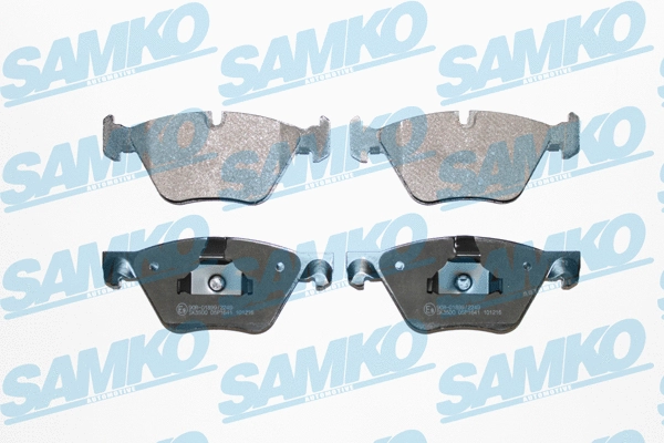 5SP1641 SAMKO Комплект тормозных колодок, дисковый тормоз (фото 1)