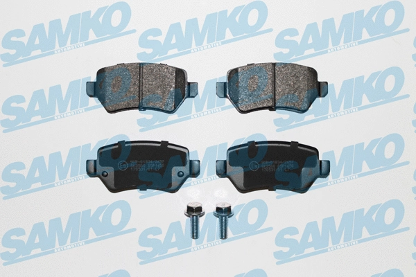 5SP1650 SAMKO Комплект тормозных колодок, дисковый тормоз (фото 1)