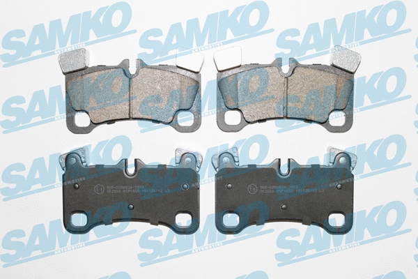 5SP1655 SAMKO Комплект тормозных колодок, дисковый тормоз (фото 1)