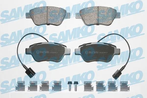 5SP1656K SAMKO Комплект тормозных колодок, дисковый тормоз (фото 1)