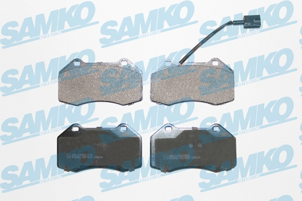 5SP1670 SAMKO Комплект тормозных колодок, дисковый тормоз (фото 1)