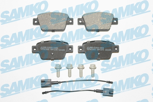 5SP1676 SAMKO Комплект тормозных колодок, дисковый тормоз (фото 1)