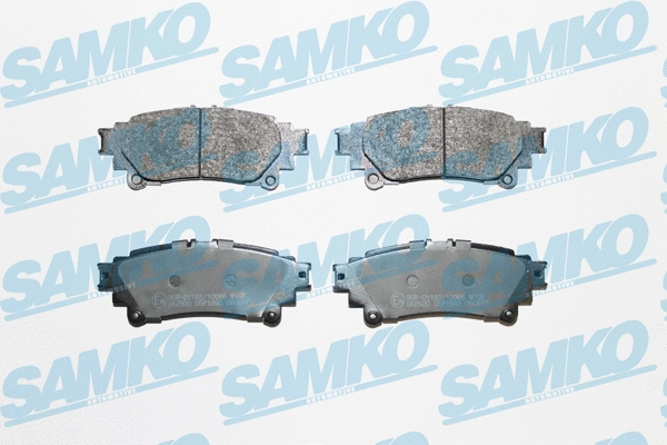 5SP1693 SAMKO Комплект тормозных колодок, дисковый тормоз (фото 1)