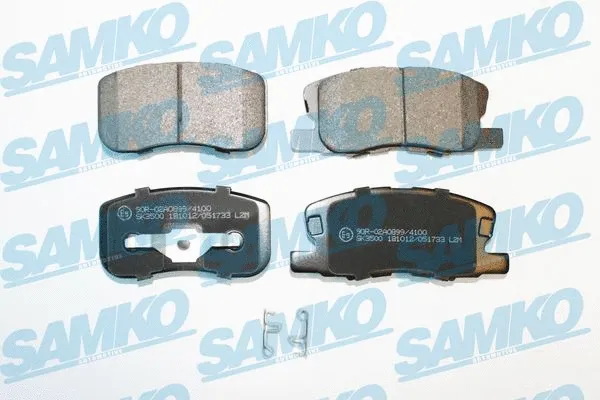5SP1733 SAMKO Комплект тормозных колодок, дисковый тормоз (фото 1)