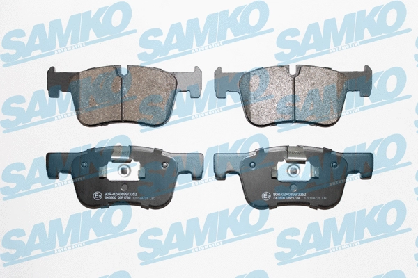 5SP1739 SAMKO Комплект тормозных колодок, дисковый тормоз (фото 1)