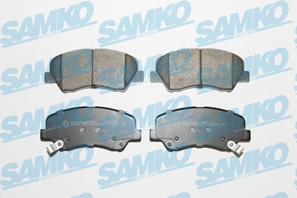 5SP1744 SAMKO Комплект тормозных колодок, дисковый тормоз (фото 1)