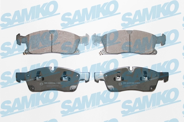 5SP1749 SAMKO Комплект тормозных колодок, дисковый тормоз (фото 1)
