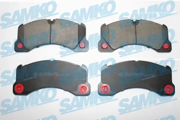 5SP1754 SAMKO Комплект тормозных колодок, дисковый тормоз (фото 1)