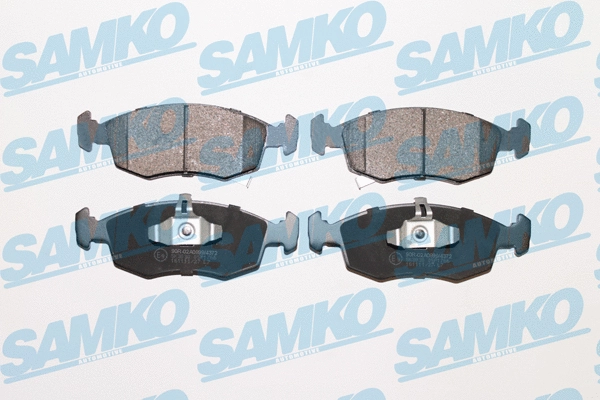5SP1766 SAMKO Комплект тормозных колодок, дисковый тормоз (фото 1)