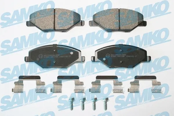 5SP1795K SAMKO Комплект тормозных колодок, дисковый тормоз (фото 1)