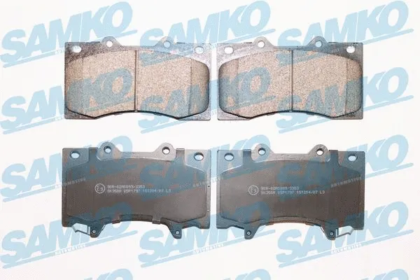 5SP1797 SAMKO Комплект тормозных колодок, дисковый тормоз (фото 1)