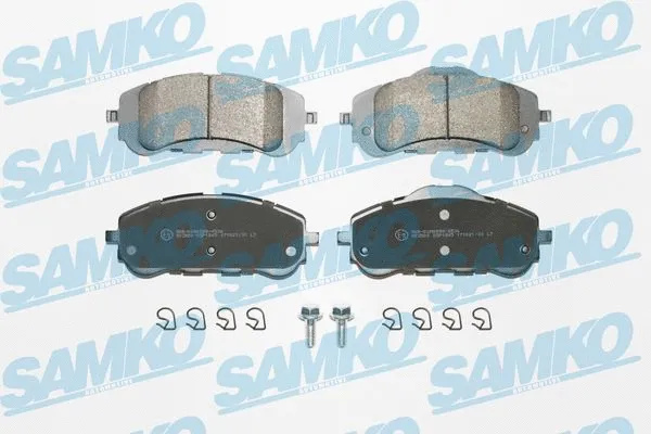 5SP1845 SAMKO Комплект тормозных колодок, дисковый тормоз (фото 1)