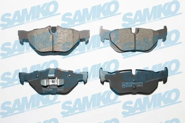 5SP1876 SAMKO Комплект тормозных колодок, дисковый тормоз (фото 1)
