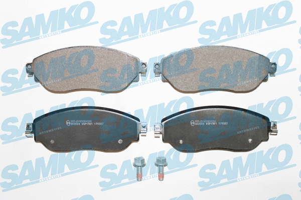 5SP1901 SAMKO Комплект тормозных колодок, дисковый тормоз (фото 1)