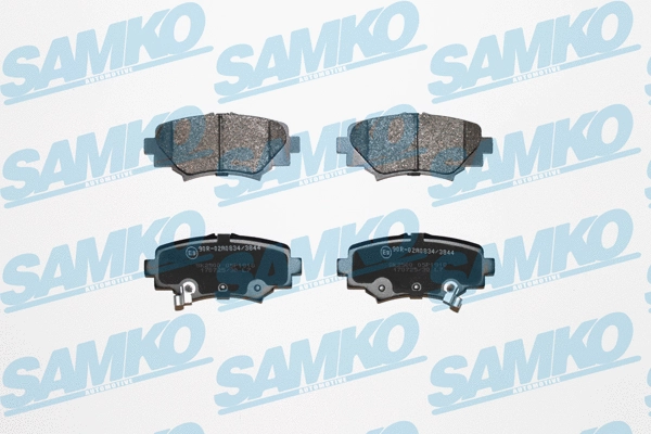 5SP1918 SAMKO Комплект тормозных колодок, дисковый тормоз (фото 1)