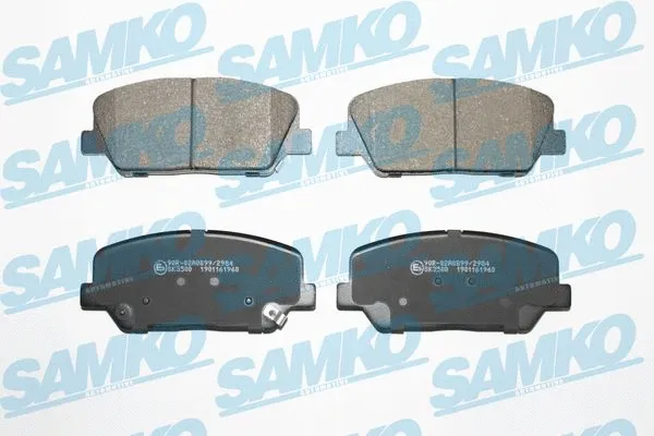 5SP1960 SAMKO Комплект тормозных колодок, дисковый тормоз (фото 1)