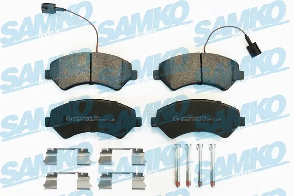 5SP1997K SAMKO Комплект тормозных колодок, дисковый тормоз (фото 1)