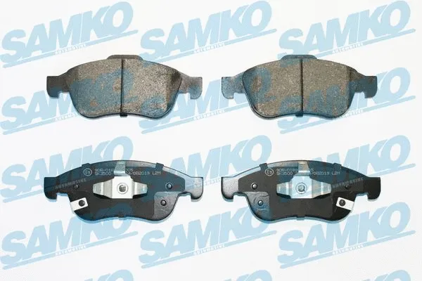 5SP2019 SAMKO Комплект тормозных колодок, дисковый тормоз (фото 1)