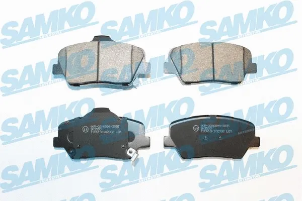 5SP2032 SAMKO Комплект тормозных колодок, дисковый тормоз (фото 1)