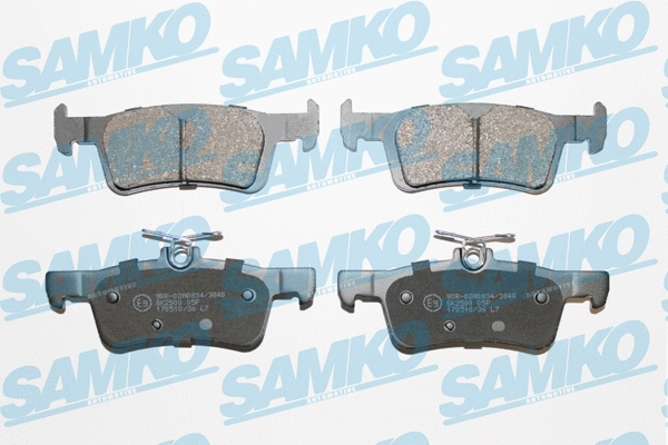 5SP2033 SAMKO Комплект тормозных колодок, дисковый тормоз (фото 1)