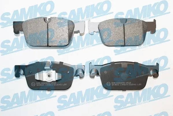 5SP2043 SAMKO Комплект тормозных колодок, дисковый тормоз (фото 1)