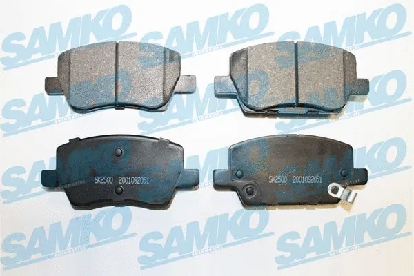 5SP2051 SAMKO Комплект тормозных колодок, дисковый тормоз (фото 1)