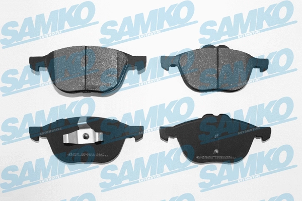 5SP2054 SAMKO Комплект тормозных колодок, дисковый тормоз (фото 1)