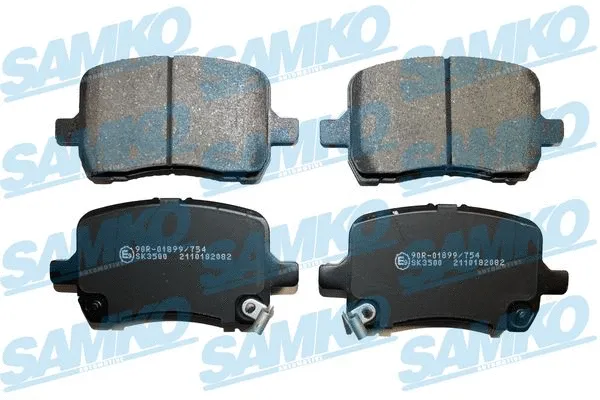 5SP2082 SAMKO Комплект тормозных колодок, дисковый тормоз (фото 1)