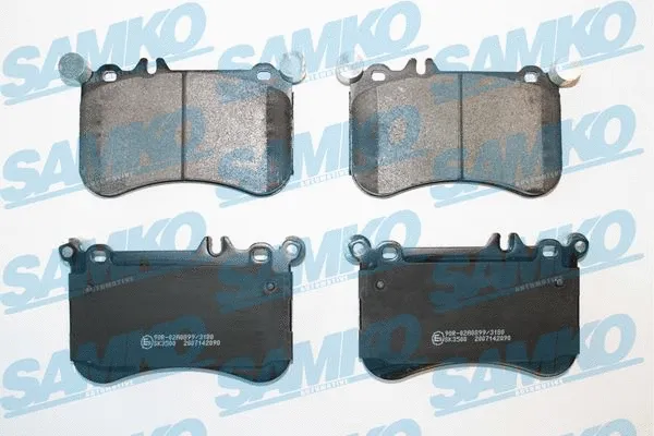 5SP2090 SAMKO Комплект тормозных колодок, дисковый тормоз (фото 1)
