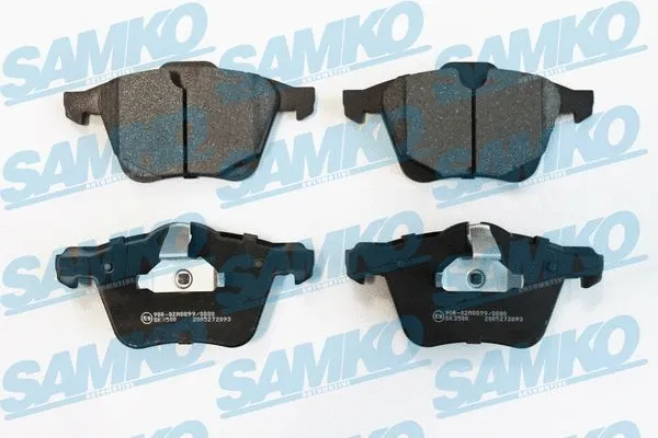 5SP2093 SAMKO Комплект тормозных колодок, дисковый тормоз (фото 1)
