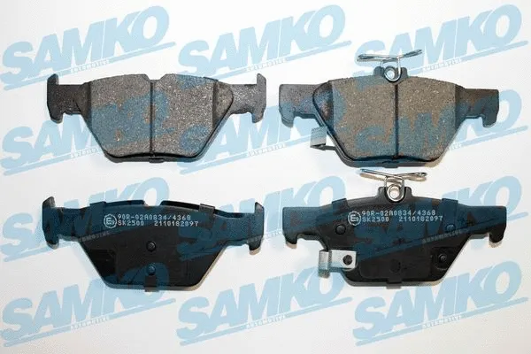 5SP2097 SAMKO Комплект тормозных колодок, дисковый тормоз (фото 1)