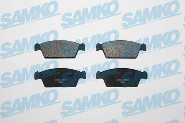 5SP213 SAMKO Комплект тормозных колодок, дисковый тормоз (фото 1)