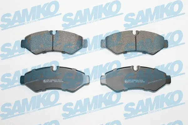 5SP2144 SAMKO Комплект тормозных колодок, дисковый тормоз (фото 1)