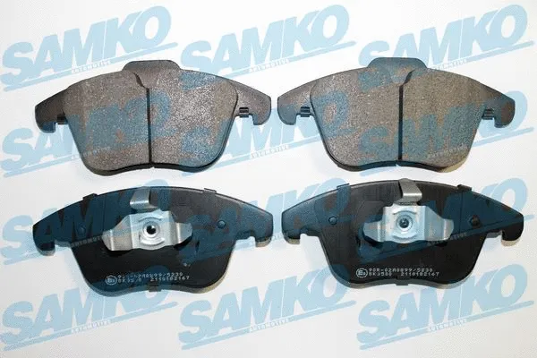 5SP2167 SAMKO Комплект тормозных колодок, дисковый тормоз (фото 1)