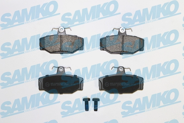 5SP217 SAMKO Комплект тормозных колодок, дисковый тормоз (фото 1)