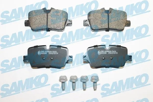 5SP2179 SAMKO Комплект тормозных колодок, дисковый тормоз (фото 1)
