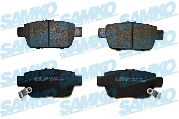 5SP2212 SAMKO Комплект тормозных колодок, дисковый тормоз (фото 1)