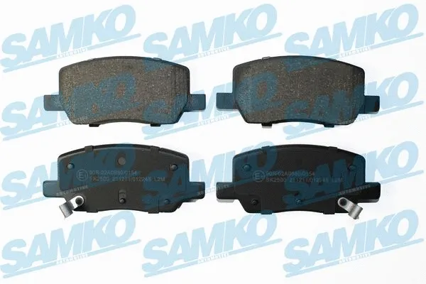 5SP2248 SAMKO Комплект тормозных колодок, дисковый тормоз (фото 1)