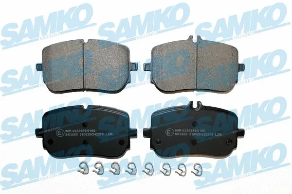 5SP2275 SAMKO Комплект тормозных колодок, дисковый тормоз (фото 1)