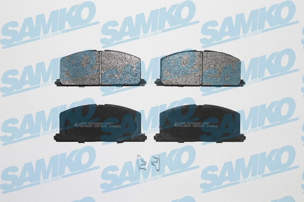 5SP268 SAMKO Комплект тормозных колодок, дисковый тормоз (фото 1)