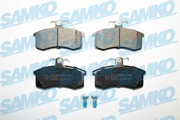 5SP288 SAMKO Комплект тормозных колодок, дисковый тормоз (фото 1)
