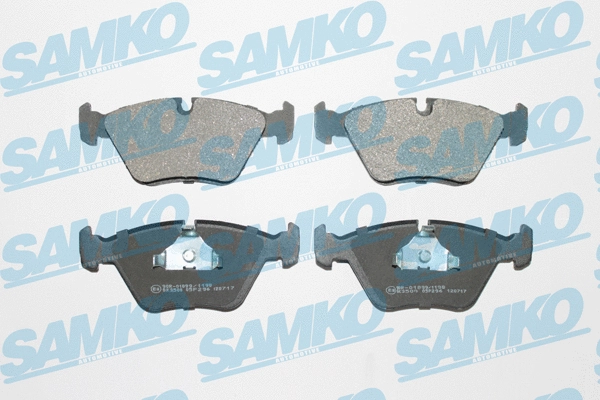 5SP296 SAMKO Комплект тормозных колодок, дисковый тормоз (фото 1)